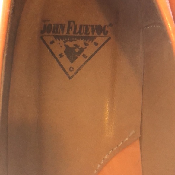 John Fluevog orange heels - Picture 3 of 3